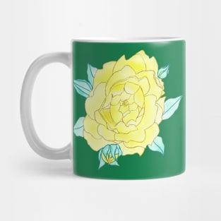 Neutral Rose Watercolor Mug